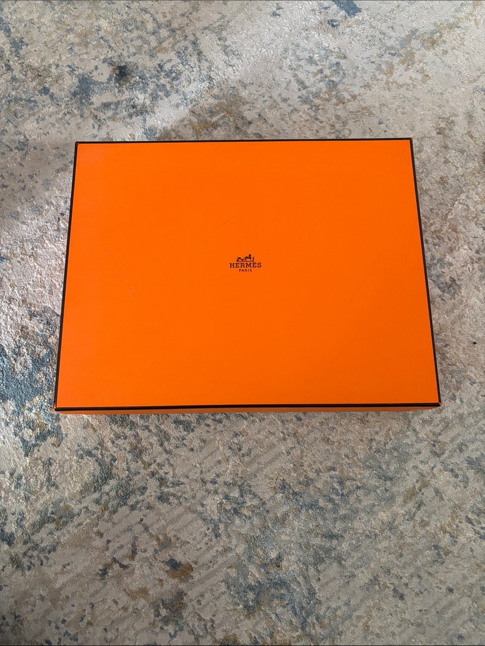 Hermes Bright Orange Signature Box